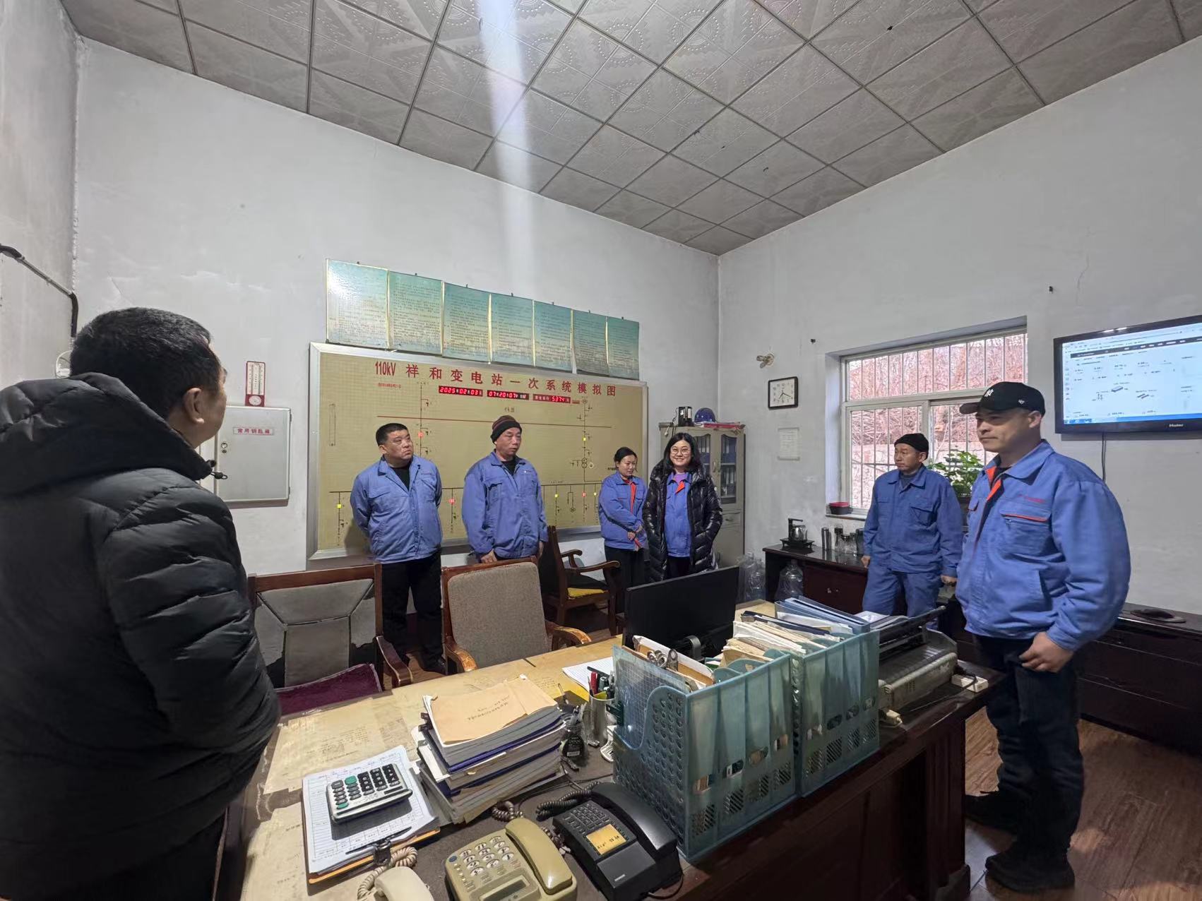 集团公司领导看望生产一线职工